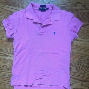 Pink Ralph Lauren polo size small